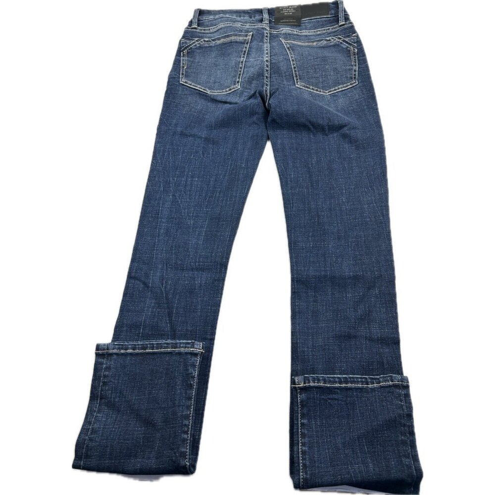 Buckle Black BKE Jeans Womens 25x32 Blue Skinny Fit No 53 Ripped Dark Wash Denim - Picture 3 of 16